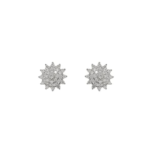 BRINCOS EM OURO AMARELO COM BRILHANTES 0,74 CTS