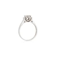 ANEL EM OURO BRANCO COM BRILHANTES 0,21 CTS