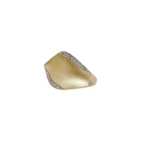 ANEL EM OURO AMARELO COM BRILHANTES PETALA SINGLE 0,16CT COLECAO PETALA