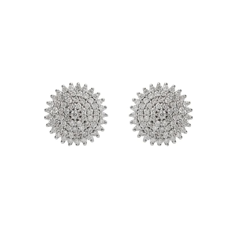 BRINCOS EM OURO AMARELO COM BRILHANTES 1,39 CTS