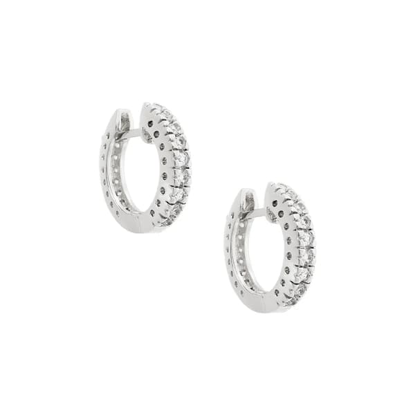 BRINCO EM PRATA 925 COM BANHO DE RODIO E ZIRCONIA